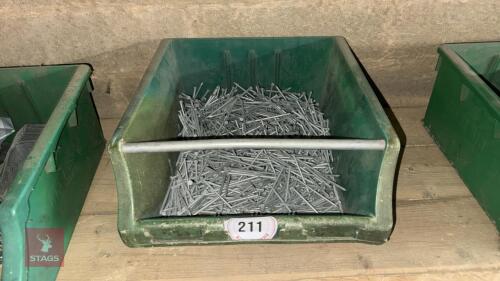 CRATE OF 100MM NAILS