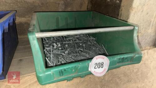 CRATE OF 125MM NAILS