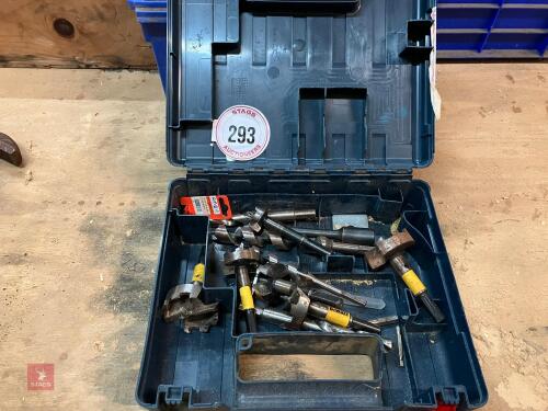 QTY OF DRILL BITS & HOLE BITS