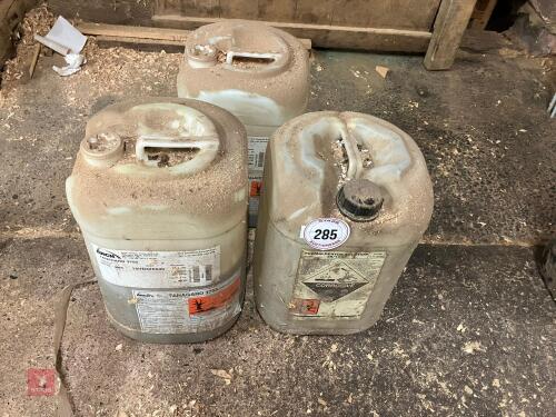 3 DRUMS OF CHEMICAL