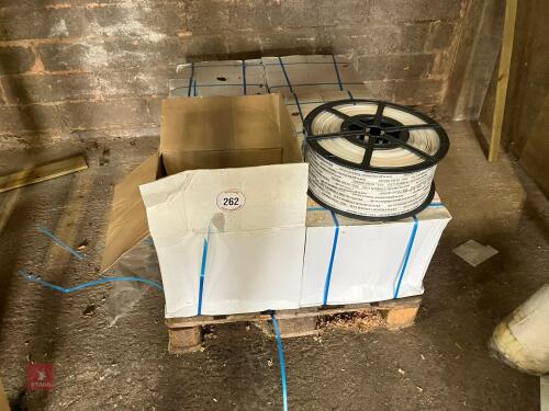 11 NEW ROLLS OF PALLET STRAPING