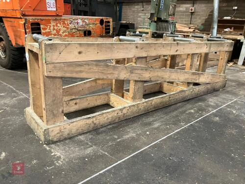 10' STRAIGHT ROLLER FEED-IN TABLE