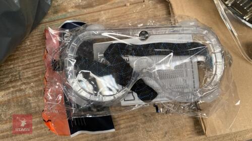 8 PORTWEST SAFTEY GOGGLES