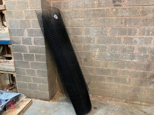PART ROLL OF BLACK CINTOFLEX NETTING
