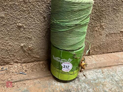 2 ROLLS OF GREEN TAMAR TWINE