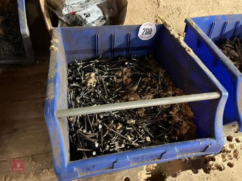 CRATE OF 75MM NAILS