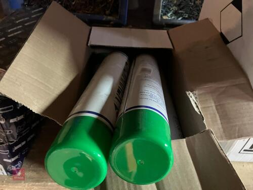 5 CANS OF GREEN LINE MARKER