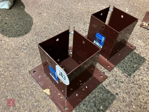 2 FENCEPRO 150MM X 150MM SUPPORTS