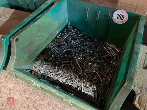 CRATE OF 75MM NAILS