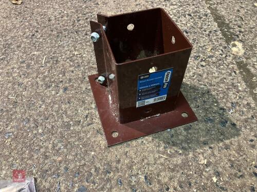 4 X FENCEPRO 100MM X 100MM SUPPORTS