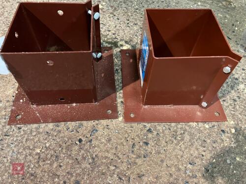 2 FENCEPRO 150MM X 150MM SUPPORTS