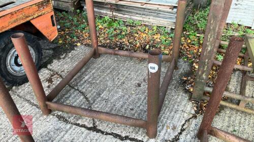 METAL STILLAGE 3'9'' X 3'9'' X 3' HIGH