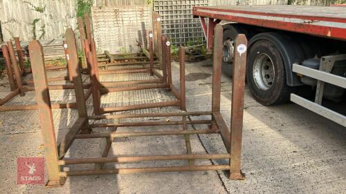 METAL STILLAGE 6' X 3' 6'' X 4' 6'' HIGH