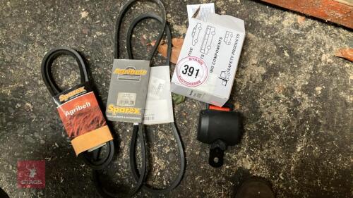 3 SPAREX AGCIBELTS & FORKLIFT SEAT BELT