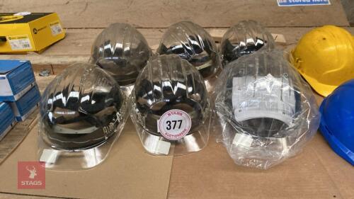 6 SAFETY HELMETS
