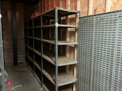 3.7M LENGTH OF DEXION RACKING