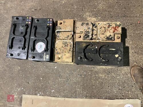 5 X SCRAP BATTERIES
