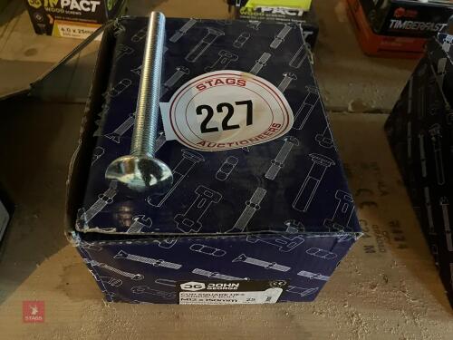 BOX OF M12 X 150MM NUTS & BOLTS