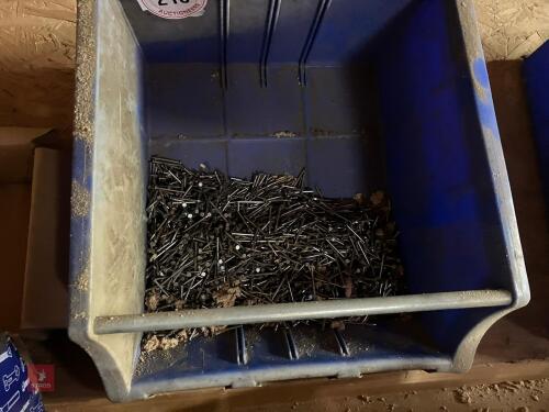 CRATE OF 40MM NAILS