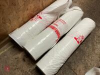 3 ROLLS OF 6' SPAN PLASTIC SHEETING