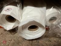 3 ROLLS OF 6' SPAN PLASTIC SHEETING - 2