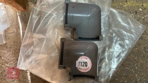 2 X 112MM GUTTER 90 DEGREE BEND