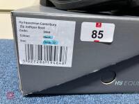 HY CANTERBURY ZIP JODHPUR BOOTS - 7