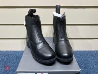 HY CANTERBURY ZIP JODHPUR BOOTS - 9