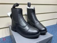HY CANTERBURY ZIP JODHPUR BOOTS - 10