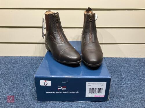 PE VIRTUS LEATHER PADDOCK BOOTS