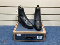 PE LOXLEY LEATHER PADDOCK BOOTS - 10