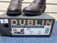 DUBLIN EVOLUTION ZIP PADDOCK BOOTS - 3