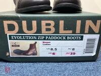 DUBLIN EVOLUTION ZIP PADDOCK BOOTS - 7