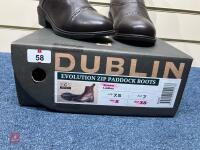 DUBLIN EVOLUTION ZIP PADDOCK BOOTS - 5