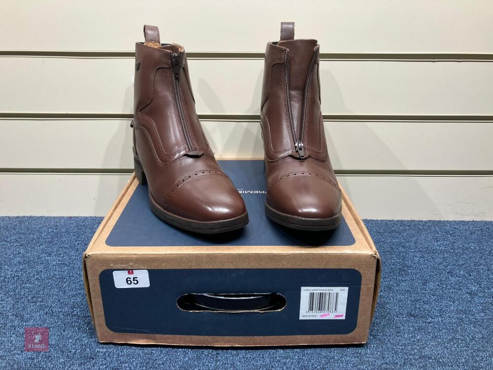 PE LOXLEY LEATHER PADDOCK BOOTS