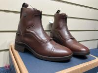 PE LOXLEY LEATHER PADDOCK BOOTS - 6