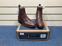 PE LOXLEY LEATHER PADDOCK BOOTS - 8