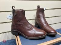PE LOXLEY LEATHER PADDOCK BOOTS - 9