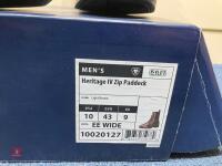ARIAT HERITAGE IV ZIP PADDOCK BOOTS - 9