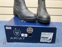 ARIAT HERITAGE IV ZIP STEEL TOE BOOTS - 6