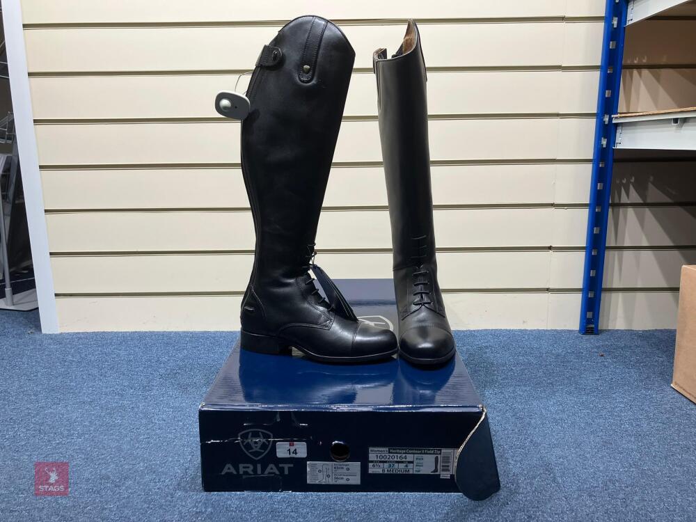 ARIAT HERITAGE CONTOUR FIELD ZIP BOOTS