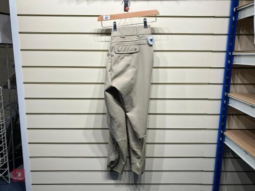 ARIAT LADIES 34 BEIGE BREECHES