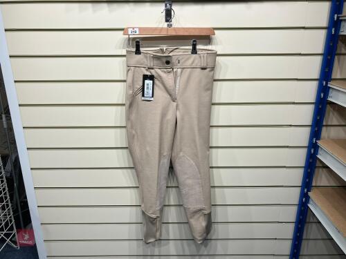 EQUETECH LADIES SIZE 28 BEIGE BREECHES