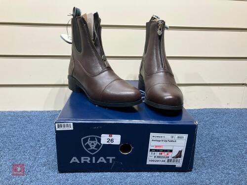 ARIAT HERITAGE IV ZIP PADDOCK BOOTS