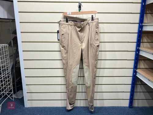 MARK TODD MENS SIZE 36 BEIGE BREECHES