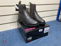 HY LAND CANTERBURY ZIP JODHPUR BOOTS - 3