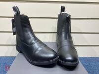 HY CANTERBURY ZIP JODHPUR BOOTS - 6