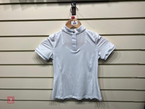 LEMIEUX GIRLS 9-10YR WHITE SHOW SHIRT