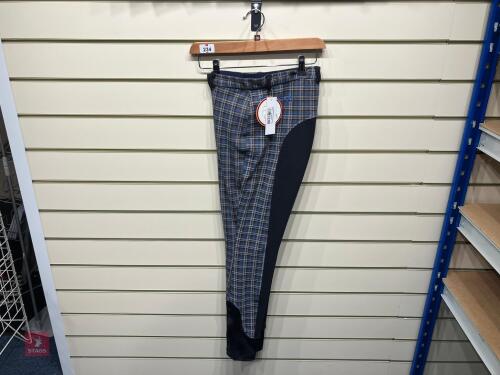 FIREFOOT LADIES SIZE 30 TARTAN BREECHES