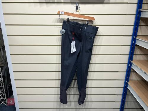 JEFFERIES LADIES SIZE 26 NAVY BREECHES